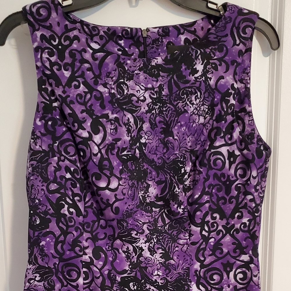 Beautiful Purple Abstract Dress